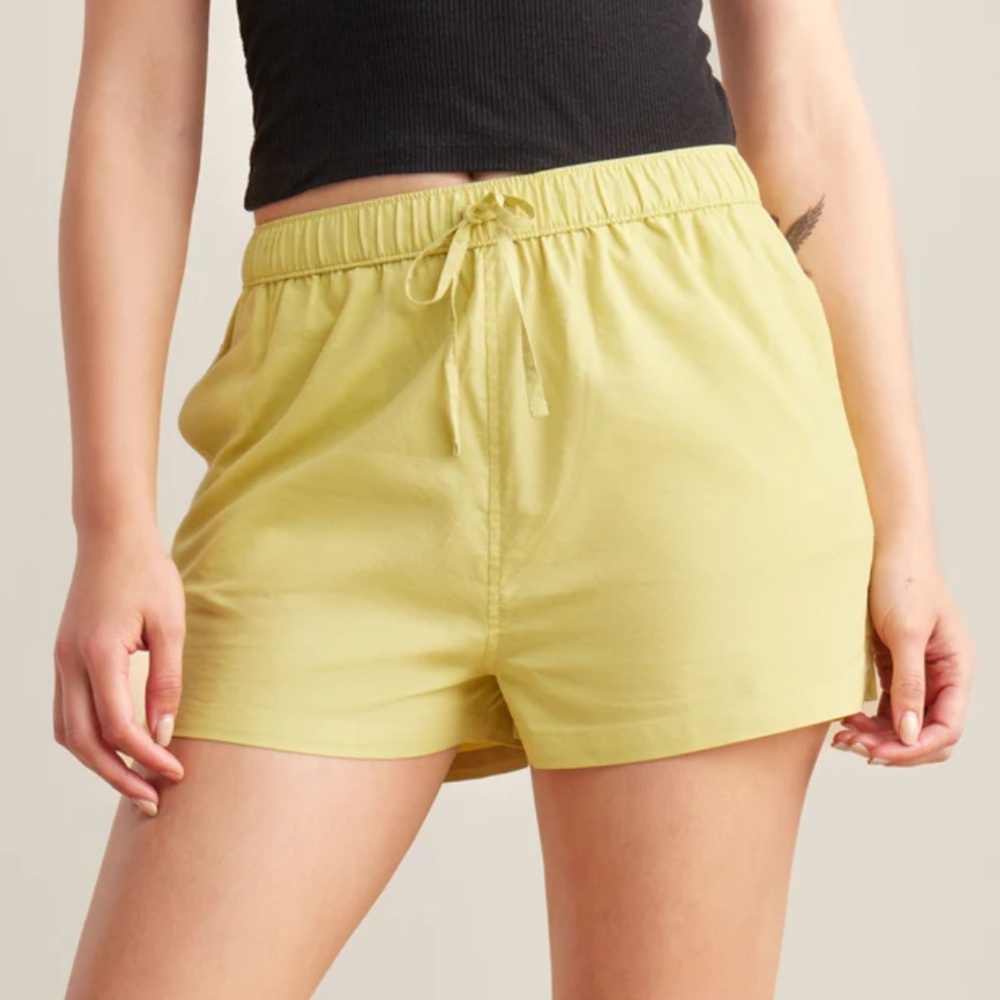 Roark Idle Pull-On Shorts in Lime Drawstring NWT
